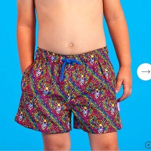 Lisa Frank x Posh Peanuts Toddler Boys Swim Trunks